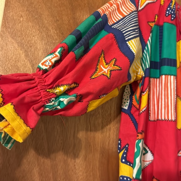 Clown or festival costume - 3 Pom poms on the front child size w/straw hat (mlb) - Picture 4 of 16